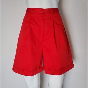 Vintage 90s Nordstrom Red Bermuda Shorts